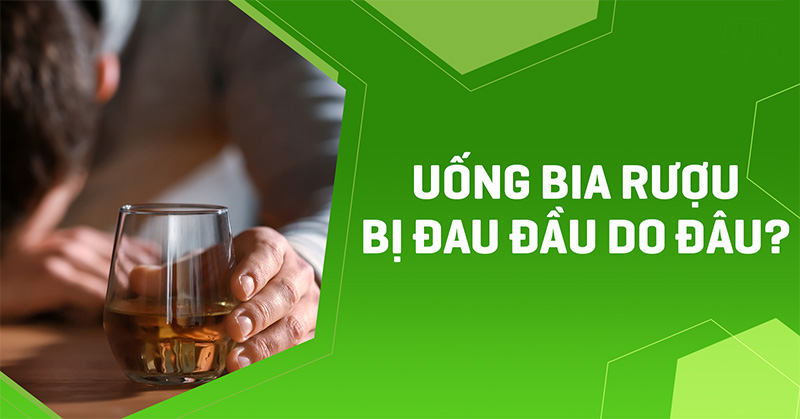 Uống bia rượu bị đau đầu là vì sao?
