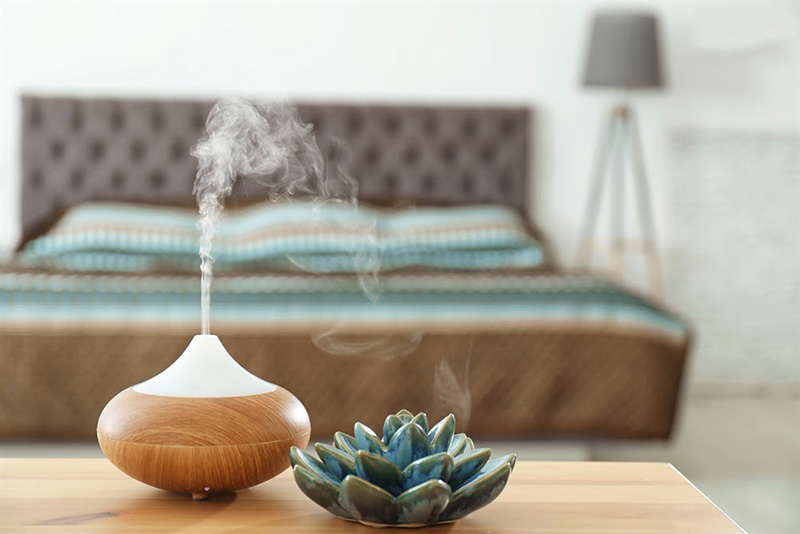 Mùi hương dịu nhẹ có thể giúp cơ thể thư giãn, dễ ngủ hơn