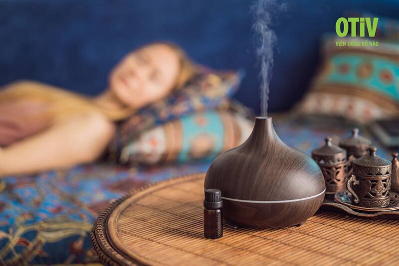 Xông tinh dầu giúp thư giãn
