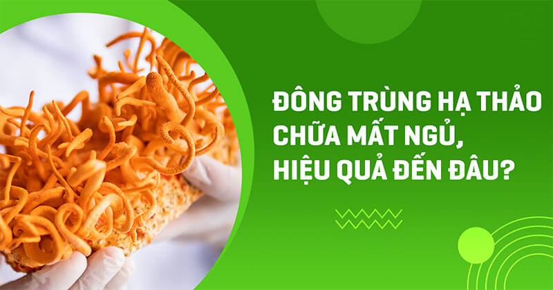 5 cách dùng đông trùng hạ thảo chữa mất ngủ hiệu quả cực cao