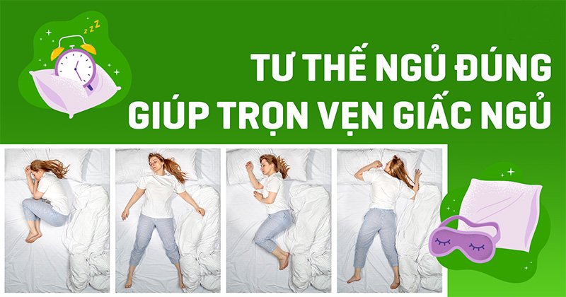 tư thế ngủ đúng