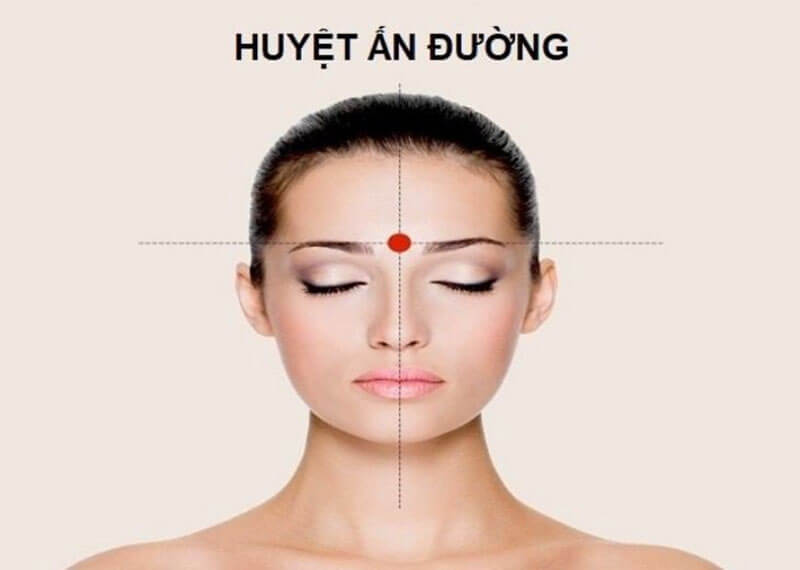 Huyệt ấn đường cải thiện đau đầu