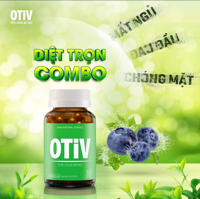 Viên uống OTiV 30v hỗ trợ bảo vệ não bộ