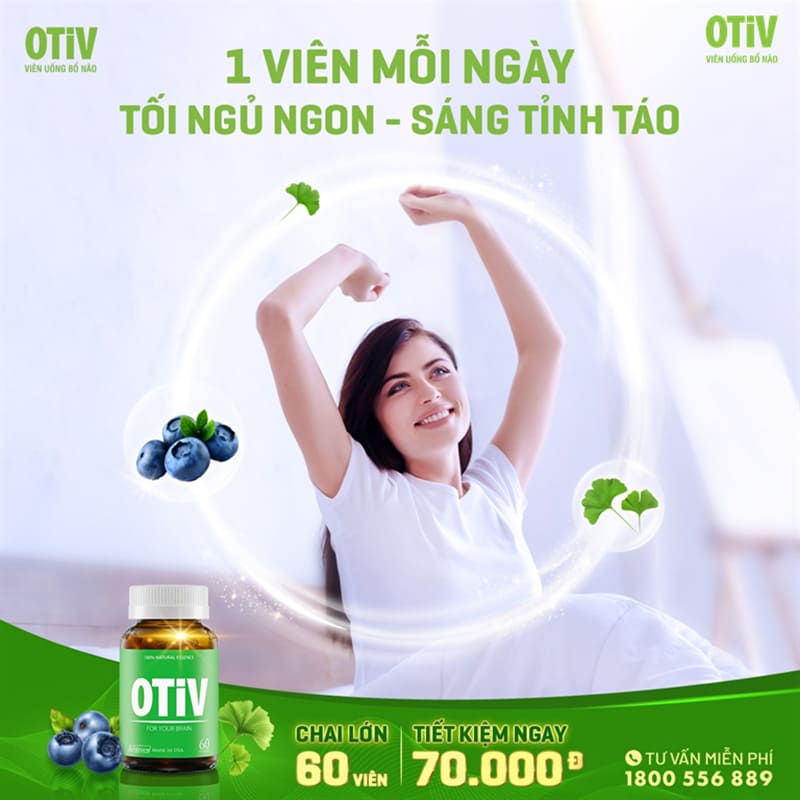 OTiV hỗ trợ cải thiện tình trạng mất ngủ