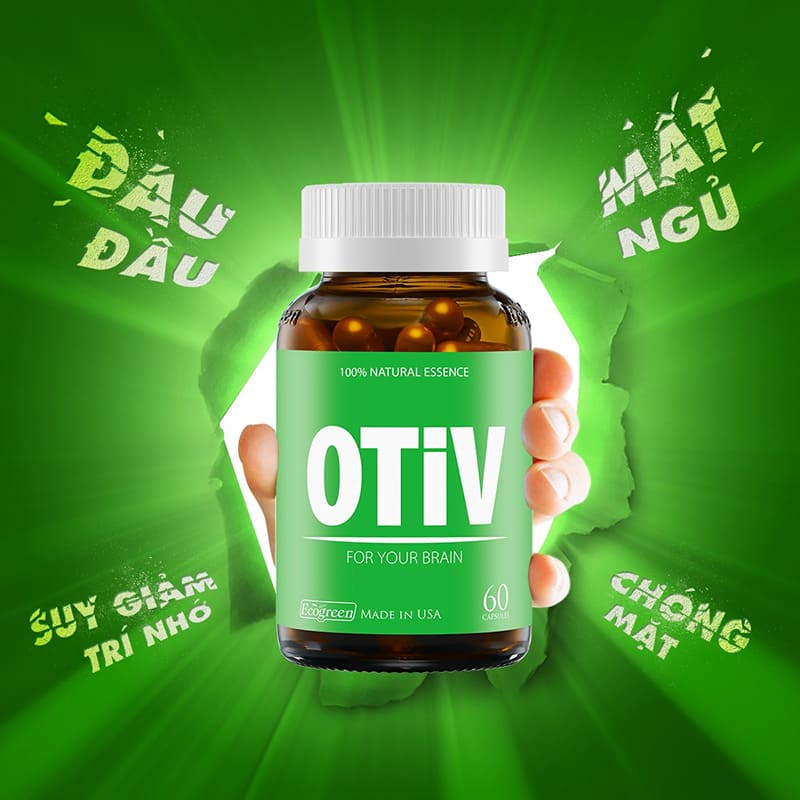 Viên uống OTiV cải thiện đau đầu khi ngủ dậy