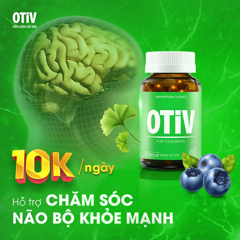 OTiV đập tan cơn đau đỉnh đầu và phòng ngừa các bệnh lý liên quan đến não bộ