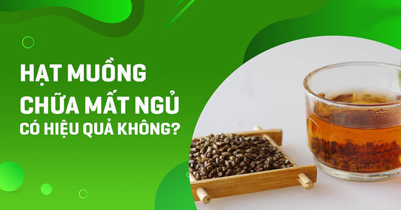 Hạt muồng chữa mất ngủ