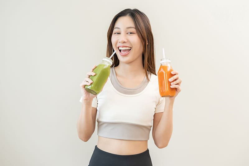 Uống nước ép thường xuyên còn hỗ trợ cải thiện sức khỏe của làn da