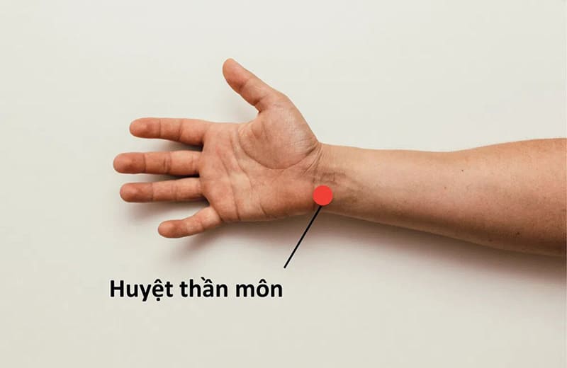 vi tri huyet than mon vị trí huyệt thần môn