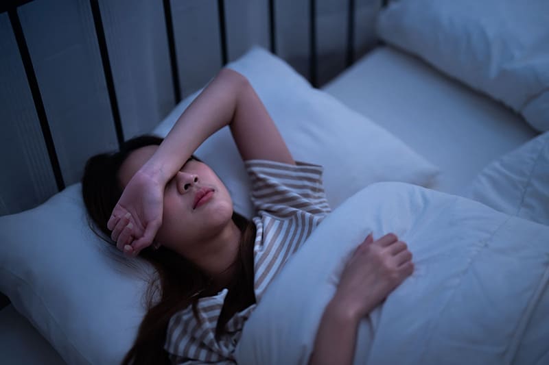 nếu gây mất ngủ kéo dài nên đi thăm khám sớm