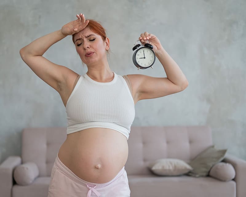 phụ nữ mang thai dễ bị rối loạn nhịp sinh học