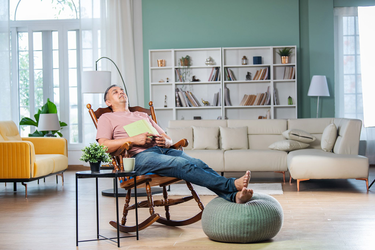 ngủ ngồi đúng tư thế giúp nghỉ ngơi tạm thời