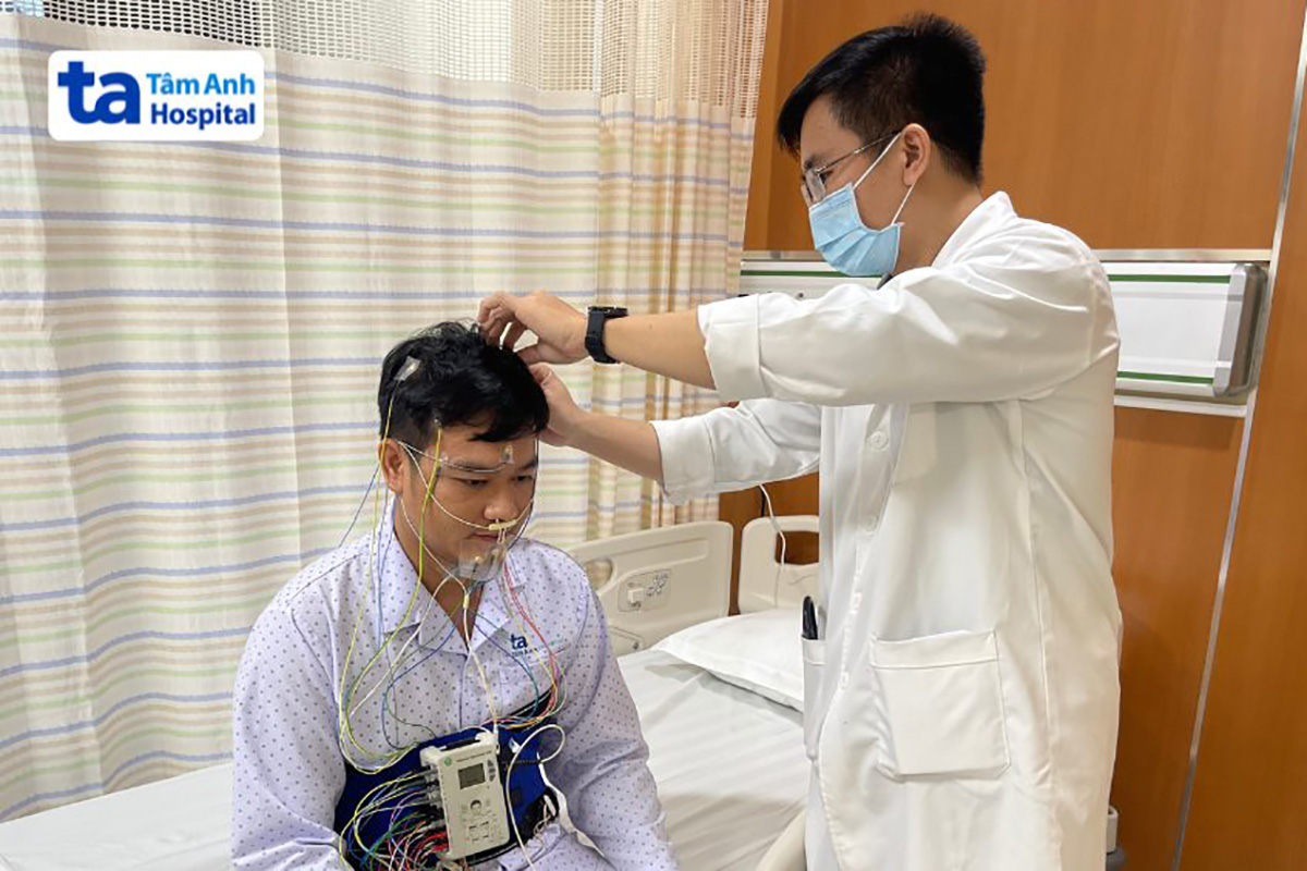 đo đa ký giấc ngủ để tìm ra nguyên nhân