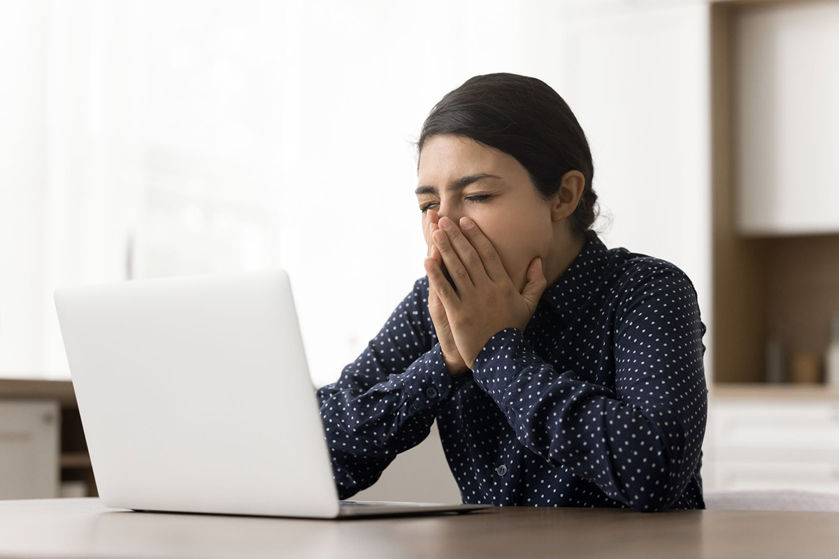 mệt mỏi, uể oải, mất tập trung